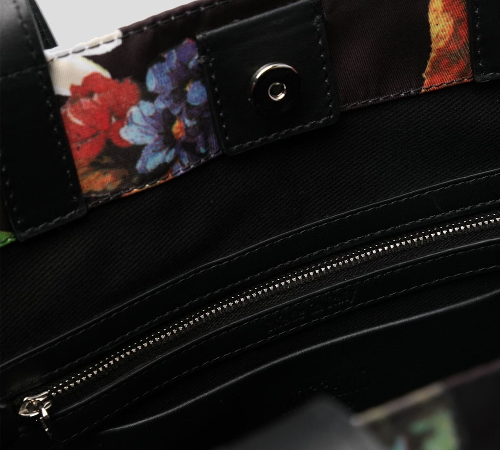 Moschino - BOLSO BANDOLERO PRINT FLORES