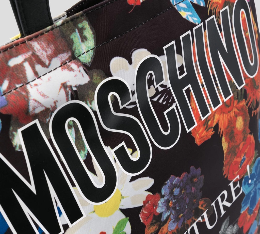 Moschino - BOLSO BANDOLERO PRINT FLORES