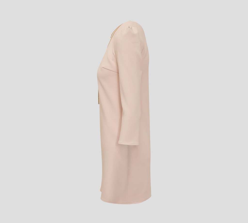 Elisabetta Franchi - VESTIDO NUDE DE TIRAS CON ENCAJE
