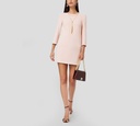 Elisabetta Franchi - VESTIDO NUDE DE TIRAS CON ENCAJE