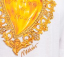 Moschino - T-SHIRT HEART BLANCO