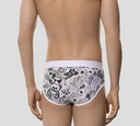 Moschino - BRIEF BLANCO PRINT
