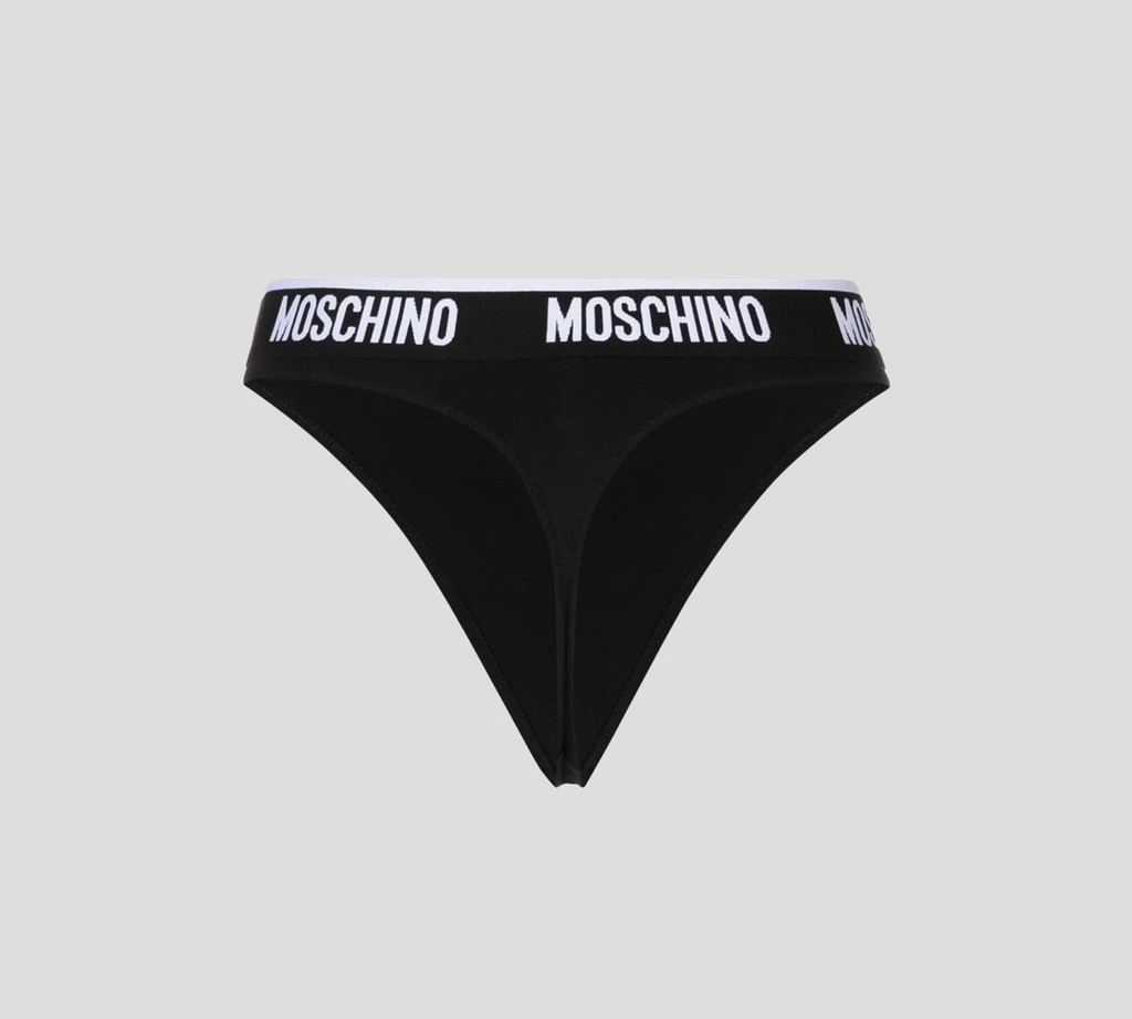 Moschino - BI PACK THONG NEGRO 19