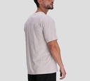 Moschino - T-SHIRT GRIS COUTURE CON BORDADO ROJO