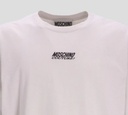Moschino - T-SHIRT GRIS COUTURE CON BORDADO ROJO