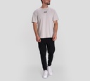 Moschino - T-SHIRT GRIS COUTURE CON BORDADO ROJO