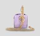 Moschino - CINTURON CON MONEDERO LILA