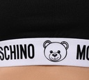 Moschino - TOP NEGRO CON BANDA ELASTICA INFERIOR MOSCHINO
