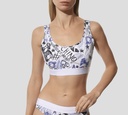 Moschino - TOP BLANCO PRINT