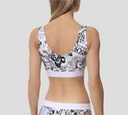 Moschino - TOP BLANCO PRINT