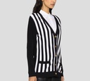 Moschino - CARDIGAN NEGRO BLANCO