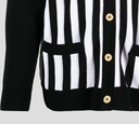 Moschino - CARDIGAN NEGRO BLANCO