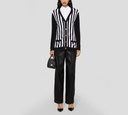 Moschino - CARDIGAN NEGRO BLANCO
