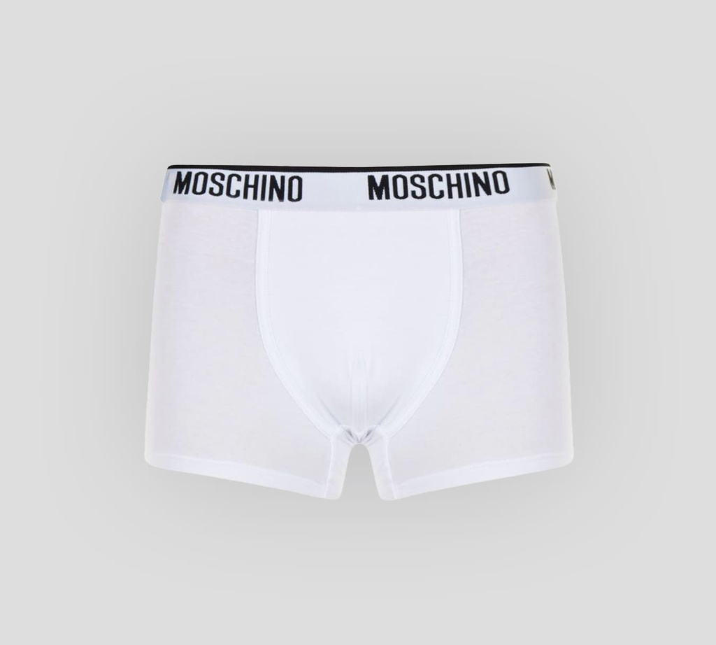 Moschino - BI-PACK DE BOXER BLANCO TALLE CORTO  