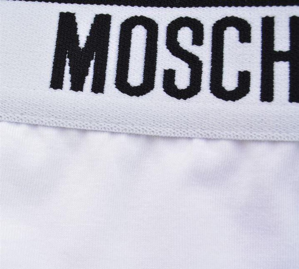 Moschino - BI-PACK DE BOXER BLANCO TALLE CORTO  
