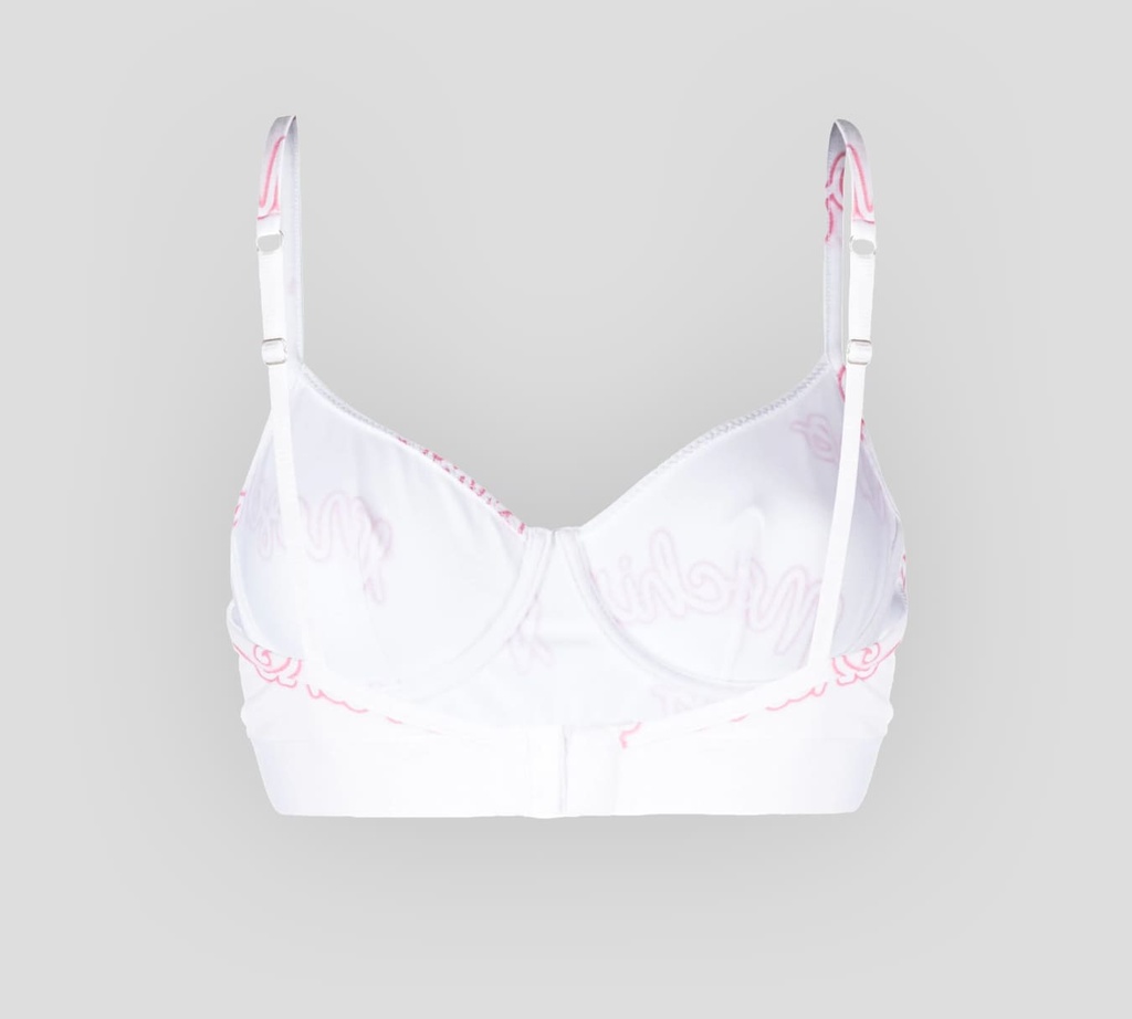 Moschino - BRASIER BLANCO PRINT