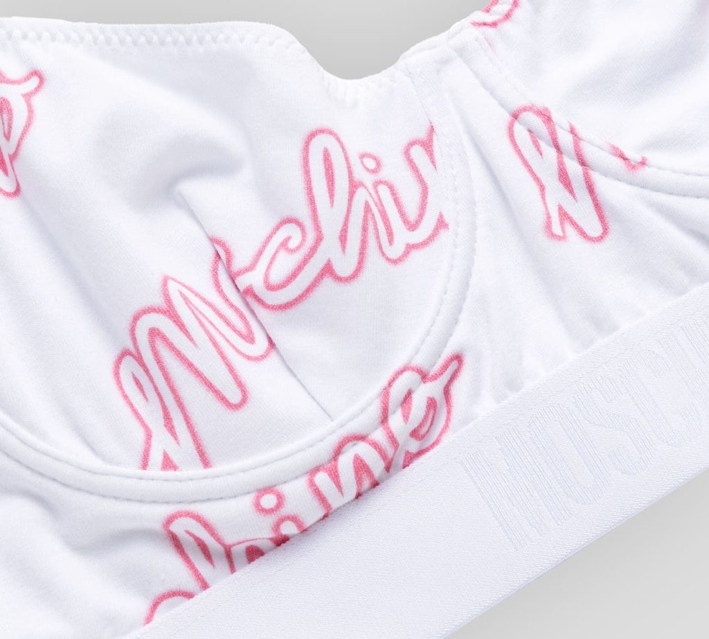 Moschino - BRASIER BLANCO PRINT
