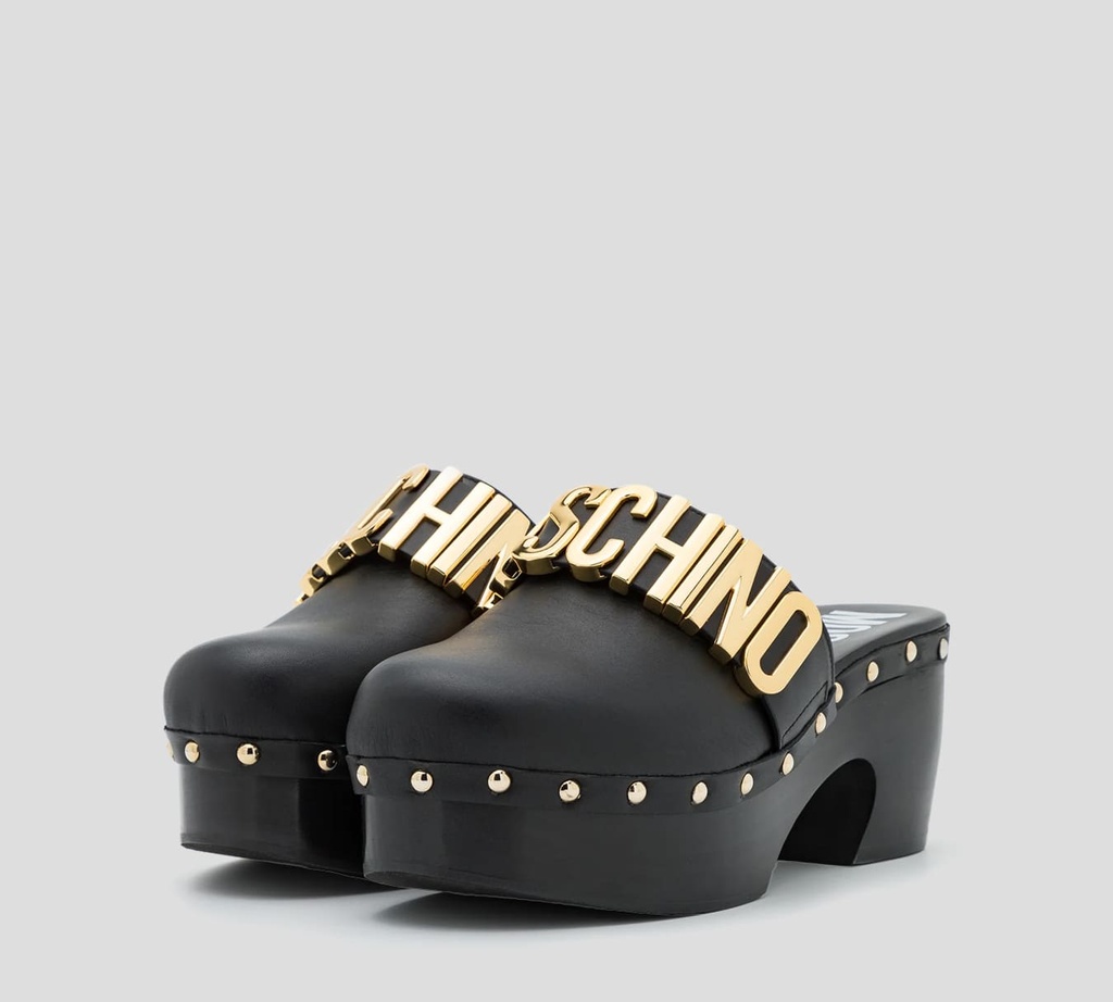 Moschino - SUECO NEGRO " METAL" NEGRO