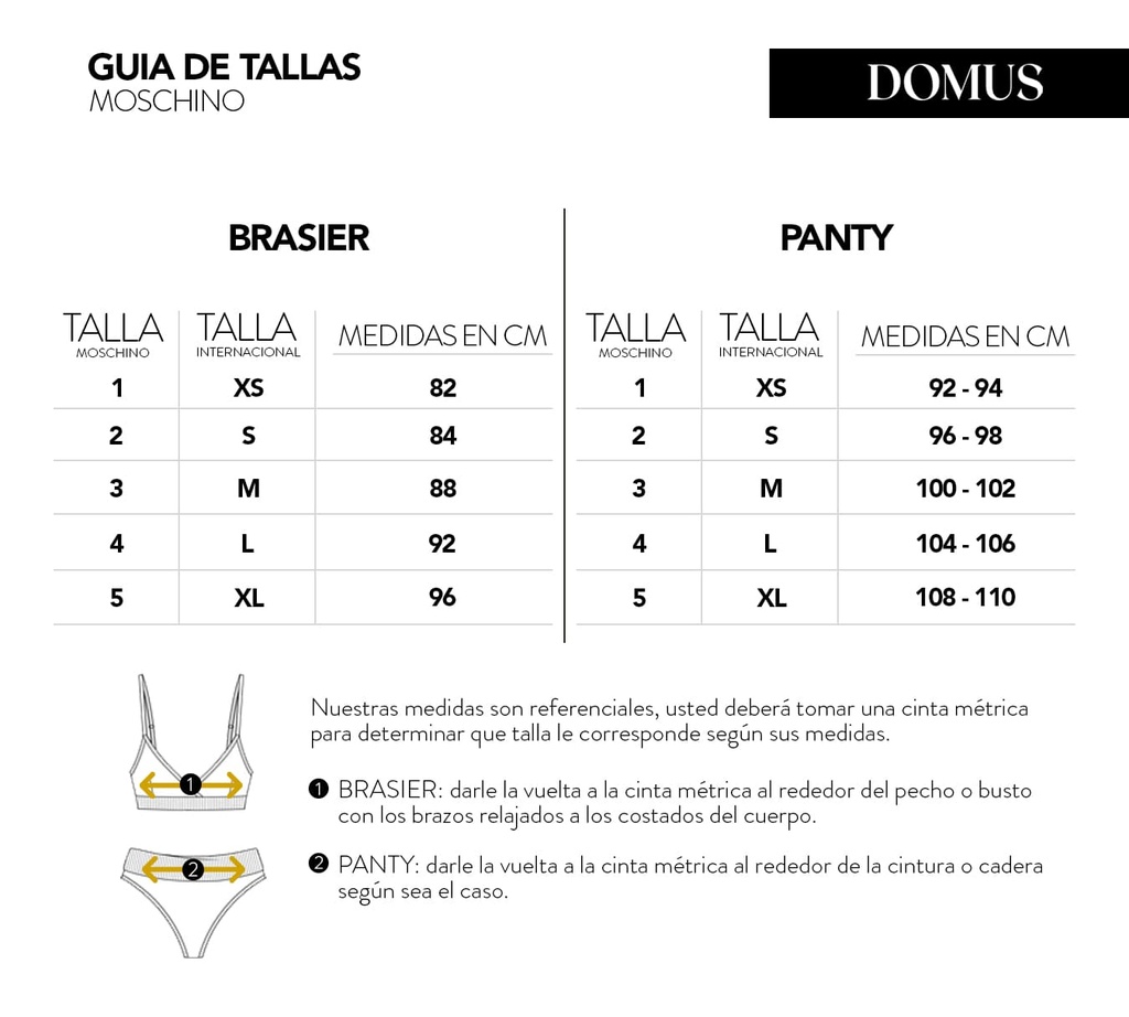 Moschino - CONJUNTO DE ROPA INTERIOR CON ESTAMPADO DE PUNTOS DORADOS Y BANDAS ELÁSTICAS