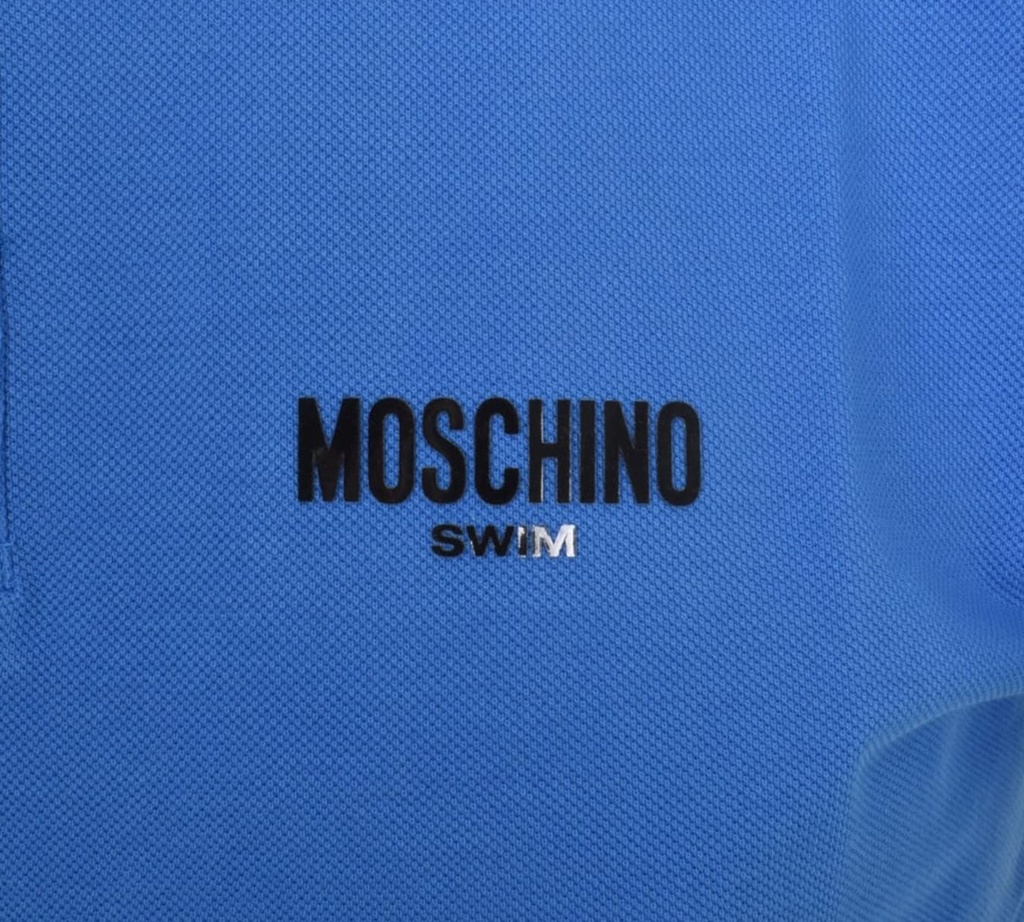 Moschino - POLO BASICA SWIM AZUL DE CABALLERO 