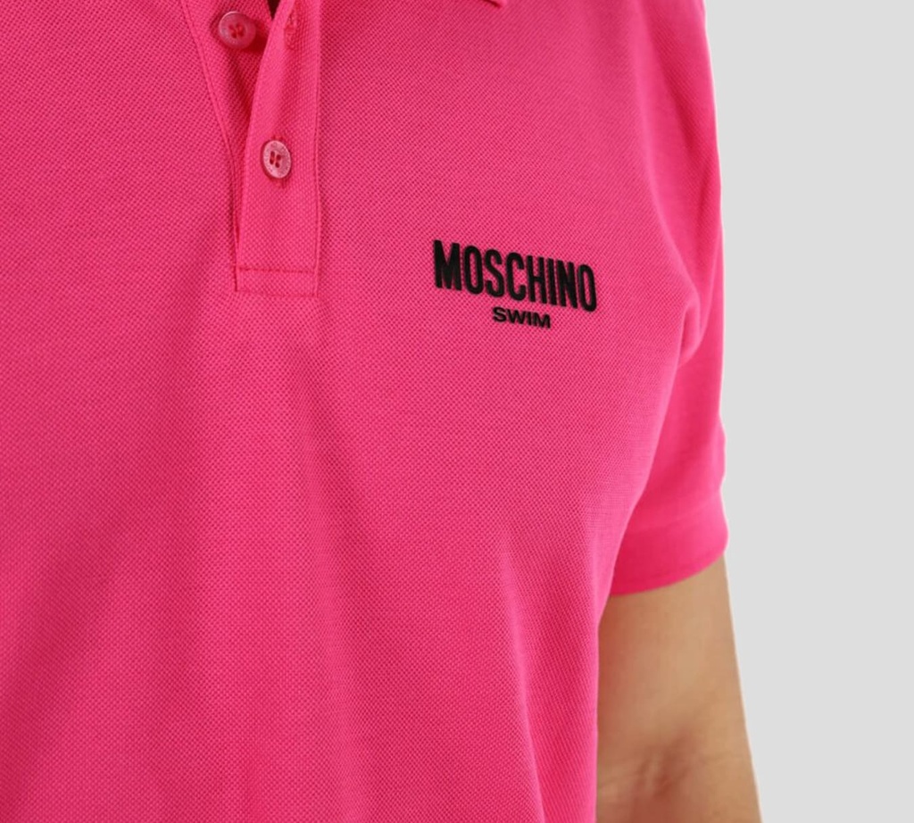 Moschino - POLO BASICA SWIM ROSADO DE CABALLERO 