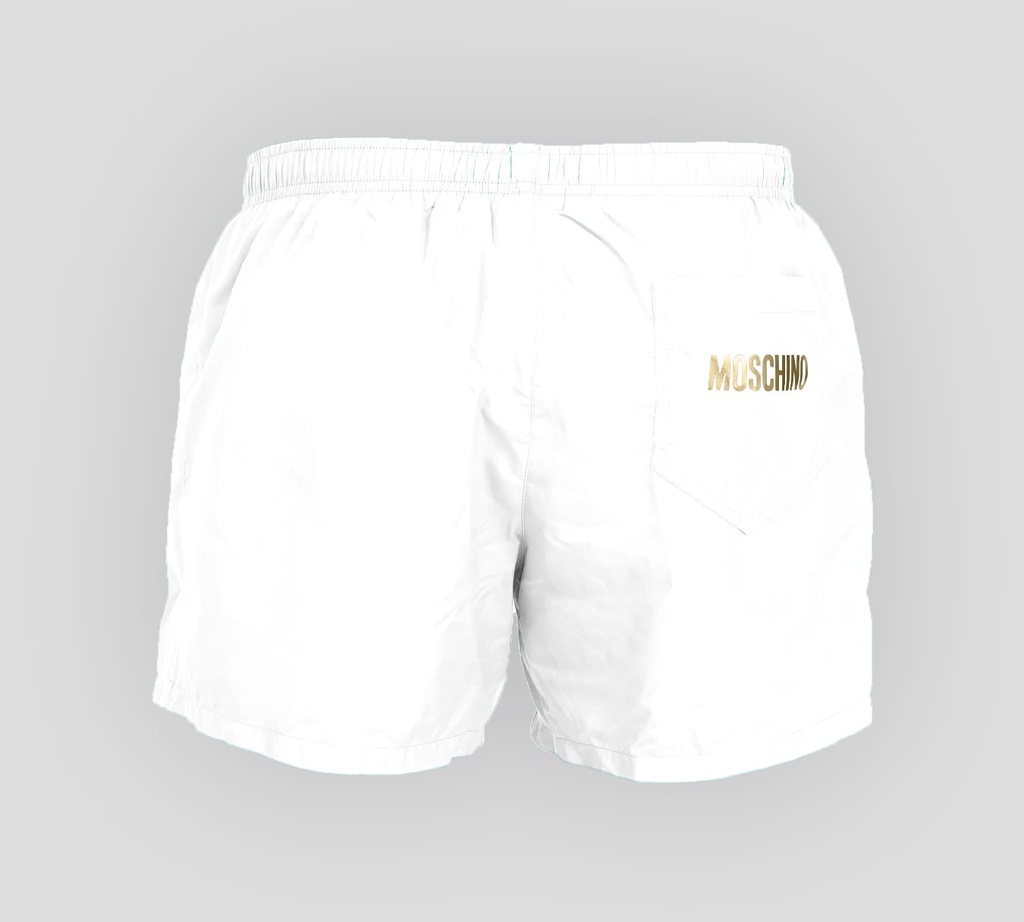 Moschino - SHORTS BLANCO - ORO