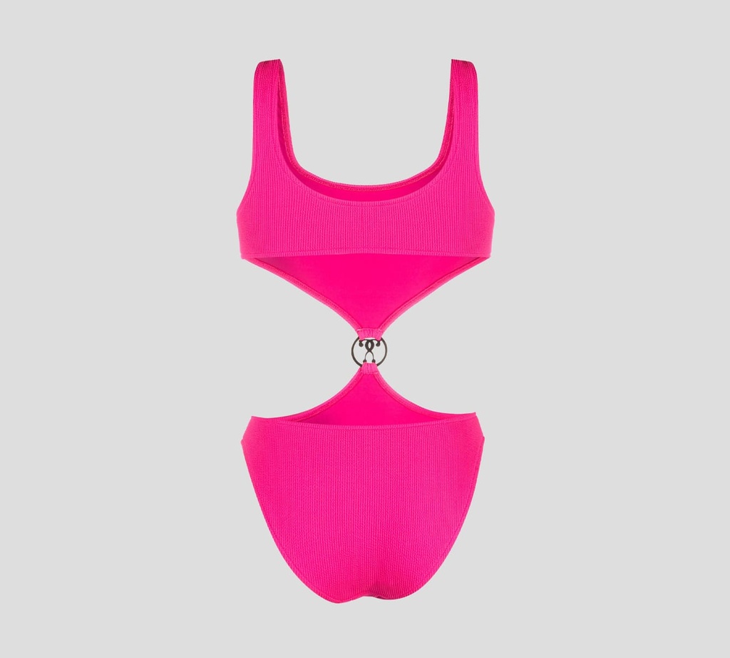 Moschino - TRIKINI FUCSIA CON HEBILLA MOSCHINO