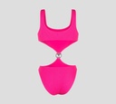 Moschino - TRIKINI FUCSIA CON HEBILLA MOSCHINO