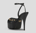 Moschino - SANDALIA VITELLO NEGRO