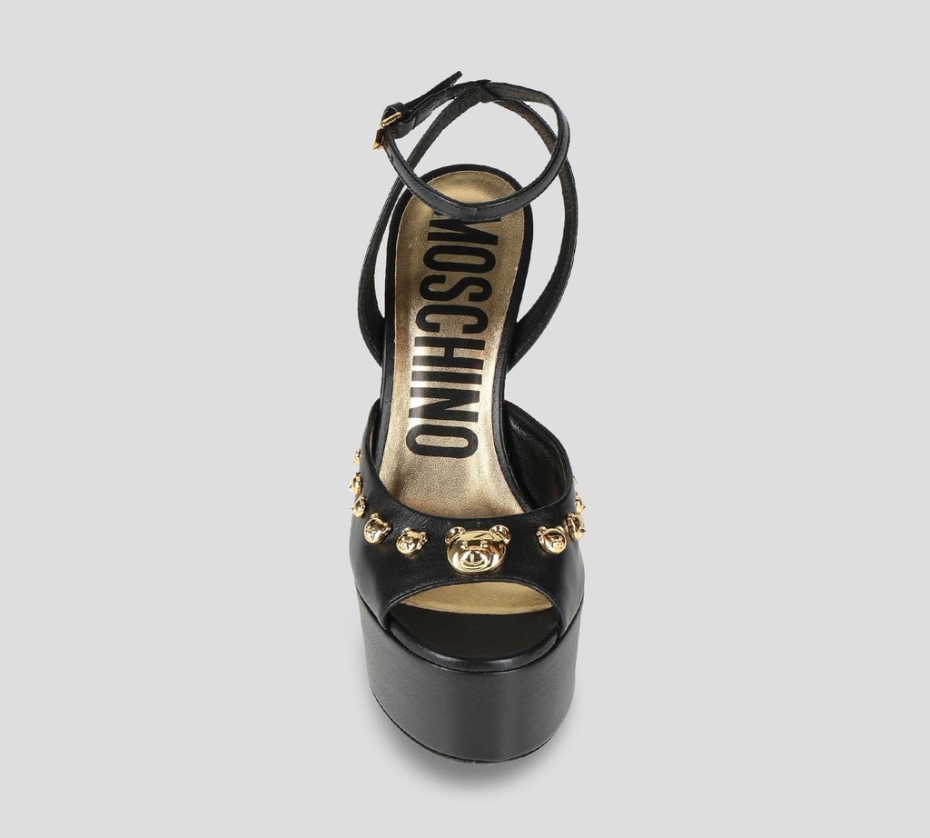 Moschino - SANDALIA VITELLO NEGRO