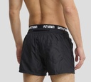 Moschino - SHORT BAÑADOR NEGRO CON BANDA ELASTICA MOSCHINO