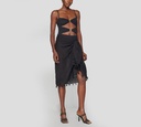 Moschino - TRAJE DE BAÑO ENTERO NEGRO CON DOBLE HEBILLA MOSCHINO FRONTAL
