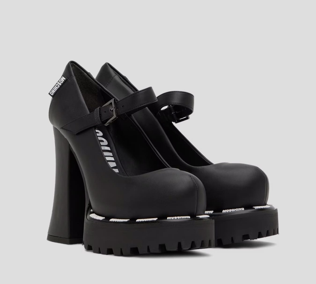 Moschino - ZAPATOS VEGAN NEGRO
