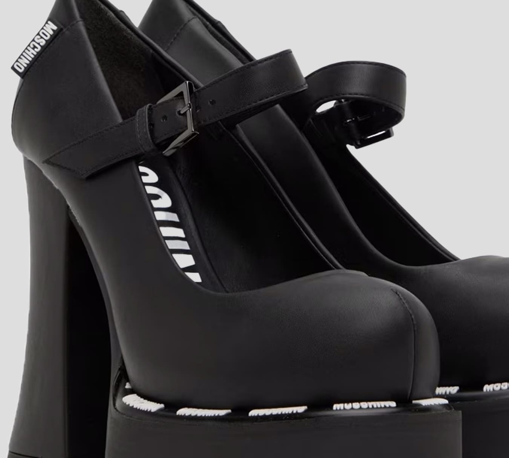 Moschino - ZAPATOS VEGAN NEGRO