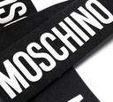 Moschino - TOP DE TRAJE DE BAÑO NEGRO CON TIRAS ELASTICAS MOSCHINO