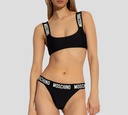 Moschino - BIKINI DE TRAJE DE BAÑO NEGRO CON CINTA ELASTICA MOSCHINO