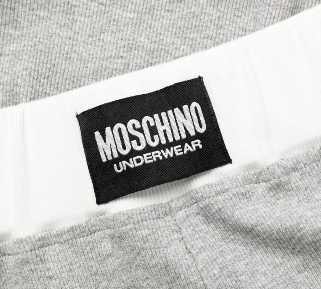 Moschino - PANTALON DE CASA GRIS 03