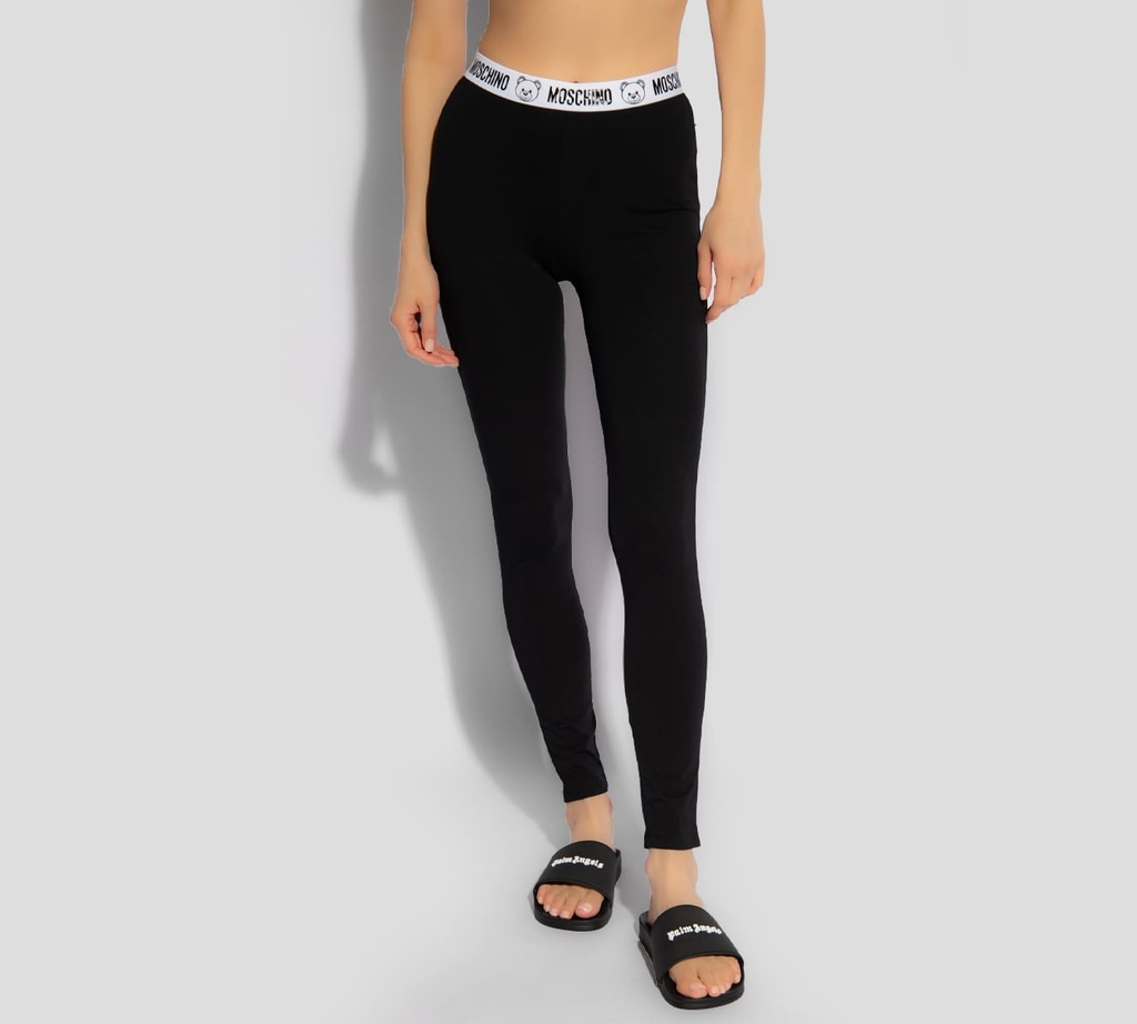 Moschino - LEGGINS NEGRO CON BANDA ELASTICA EN LA CINTURA MOSCHINO