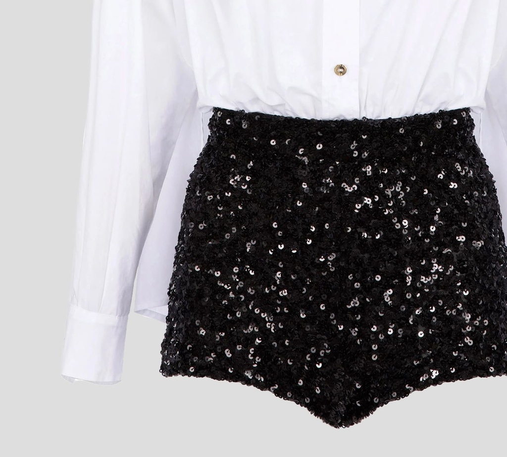 Elisabetta Franchi - ENTERIZO CON SHORT BRILLANTE
