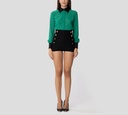 Elisabetta Franchi - SHORTS BASICO CON CINTURON NEGRO