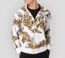 Versace Jeans Couture - SWEATER BLANCO CON CIERRE Y CAPUCHA 19