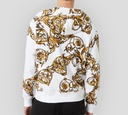 Versace Jeans Couture - SWEATER BLANCO CON CIERRE Y CAPUCHA 19
