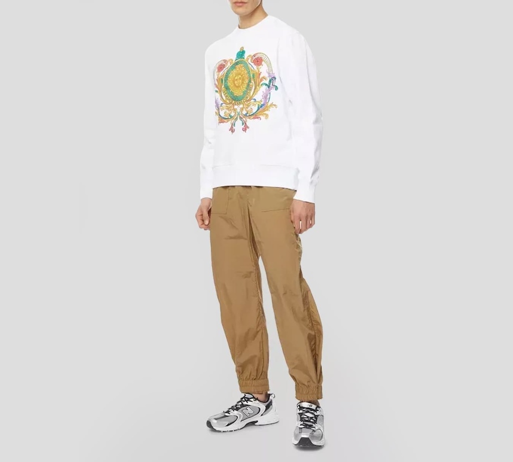 Versace Jeans Couture - SWEATER PRINT SUN FLOWERS BLANCO