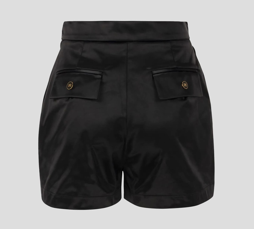Elisabetta Franchi - SHORTS BASICO DE SATIN