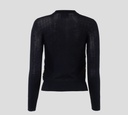 Versace jeans Couture - SWEATER NEGRO CON ESTAMPADO DE SOL DORADO