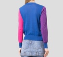 Versace jeans Couture - SWEATER MULTICOLOR CON ESTAMPADO DE SOL DORADO