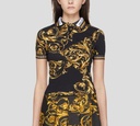 Versace Jeans Couture - POLO CON ESTAMPADO GARLAND Y FIRMA VJC SOBRE EL CUELLO