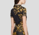Versace Jeans Couture - POLO CON ESTAMPADO GARLAND Y FIRMA VJC SOBRE EL CUELLO