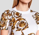 Versace Jeans Couture - FRANELA MANGA CORTA BLANCA CON ESTAMPADO GARLAND