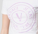 Versace Jeans Couture - FRANELA CUELLO REDONDO CON LOGO  FRONTAL TORNASOLADO